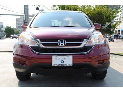 honda cr v 2011 red suv ex l gasoline 4 cylinders front wheel drive automatic 77002