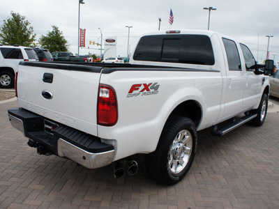 ford f 250 super duty 2010 white lariat diesel 8 cylinders 4 wheel drive automatic 76087