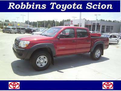 toyota tacoma 2007 red v6 gasoline 6 cylinders 4 wheel drive automatic 75503