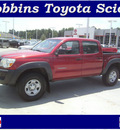 toyota tacoma 2007 red v6 gasoline 6 cylinders 4 wheel drive automatic 75503