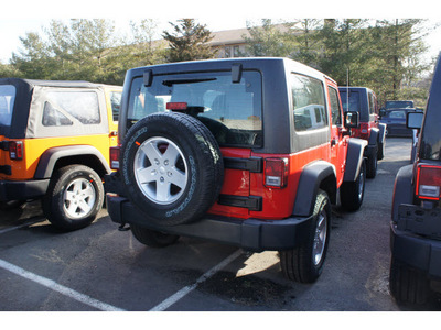 jeep wrangler 2012 red suv cloth gasoline 6 cylinders 4 wheel drive automatic 08844