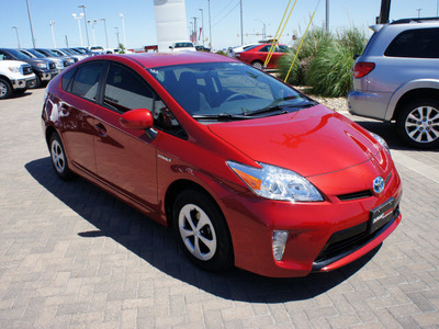 toyota prius 2012 red hatchback ii hybrid 4 cylinders front wheel drive cont  variable trans  76087