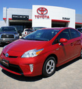 toyota prius 2012 red hatchback ii hybrid 4 cylinders front wheel drive cont  variable trans  76087