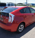 toyota prius 2012 red hatchback ii hybrid 4 cylinders front wheel drive cont  variable trans  76087