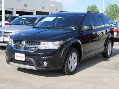 dodge journey 2012 black suv sxt flex fuel 6 cylinders front wheel drive shiftable automatic 77099