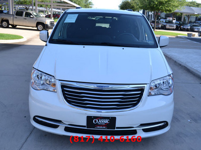 chrysler town and country 2011 white van touring flex fuel 6 cylinders front wheel drive automatic 76051