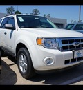 ford escape 2012 white suv xlt gasoline 4 cylinders front wheel drive 6 speed automatic 77338