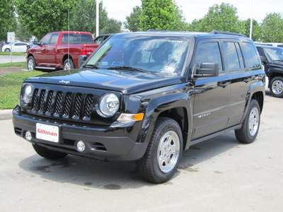 jeep patriot 2012 black suv sport gasoline 4 cylinders 2 wheel drive cont  variable trans  77099
