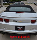 chevrolet camaro convertible 2011 silver lt w rs gasoline 6 cylinders rear wheel drive automatic 76051