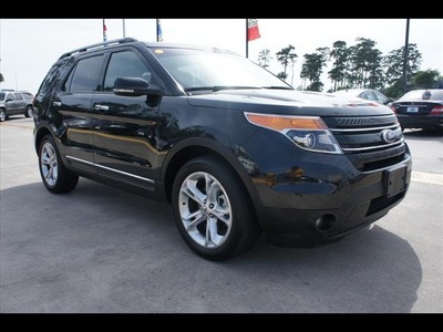 ford explorer 2011 black suv limited gasoline 6 cylinders 2 wheel drive 6 speed automatic 77338