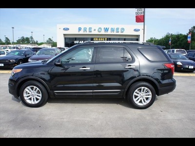 ford explorer 2011 black suv xlt gasoline 6 cylinders 2 wheel drive 6 speed automatic 77338