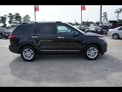 ford explorer 2011 black suv xlt gasoline 6 cylinders 2 wheel drive 6 speed automatic 77338