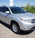 toyota highlander 2012 silver suv gasoline 6 cylinders front wheel drive 5 speed automatic 76087