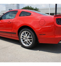 ford mustang 2013 red coupe premium gasoline 6 cylinders rear wheel drive automatic 77505