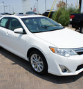 toyota camry 2012 white sedan xle v6 gasoline 6 cylinders front wheel drive 6 speed automatic 76087