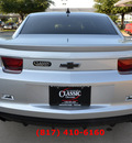 chevrolet camaro 2010 silver coupe lt gasoline 6 cylinders rear wheel drive 6 speed manual 76051