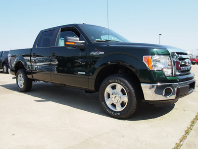 ford f 150 2012 green 2wd gasoline 6 cylinders 2 wheel drive automatic 77505