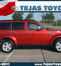 dodge nitro 2010 dk  red suv se gasoline 6 cylinders 2 wheel drive automatic 77338