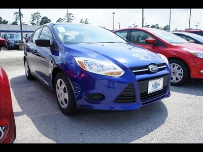 ford focus 2012 blue sedan s flex fuel 4 cylinders front wheel drive 6 speed automatic 77338