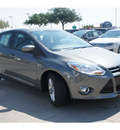 ford focus 2012 gray hatchback se flex fuel 4 cylinders front wheel drive automatic 77505