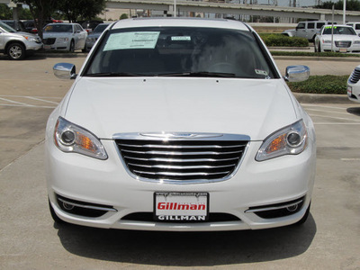 chrysler 200 2012 white sedan limited flex fuel 6 cylinders front wheel drive shiftable automatic 77099