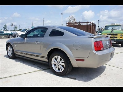 ford mustang 2009 silver coupe gasoline 6 cylinders rear wheel drive not specified 77338