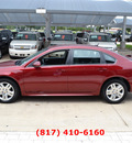 chevrolet impala 2011 red sedan lt flex fuel 6 cylinders front wheel drive automatic 76051