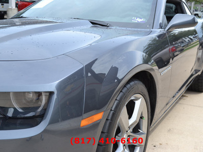 chevrolet camaro 2011 dk  gray coupe lt gasoline 6 cylinders rear wheel drive automatic 76051