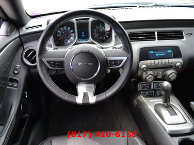 chevrolet camaro 2011 dk  gray coupe lt gasoline 6 cylinders rear wheel drive automatic 76051