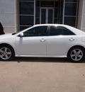 toyota camry 2012 white sedan se gasoline 4 cylinders front wheel drive automatic with overdrive 77802