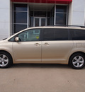toyota sienna 2011 tan van le 7 passenger auto access sea gasoline 6 cylinders front wheel drive automatic with overdrive 77802