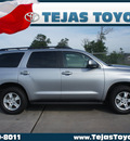toyota sequoia 2011 silver suv sr5 gasoline 8 cylinders 2 wheel drive automatic 77338
