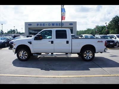 ford f 250 super duty 2009 white gasoline 10 cylinders 4 wheel drive automatic 77338