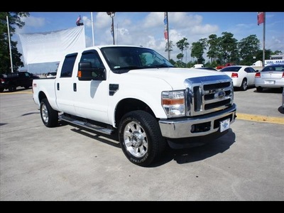 ford f 250 super duty 2009 white gasoline 10 cylinders 4 wheel drive automatic 77338