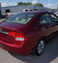 honda civic 2009 red sedan ex gasoline 4 cylinders front wheel drive automatic 46219