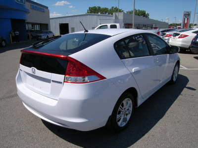 honda insight 2010 white hatchback ex nav hybrid 4 cylinders front wheel drive automatic 46219