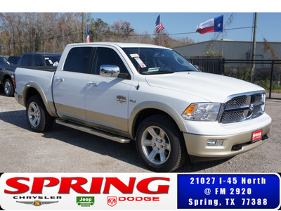 ram ram pickup 1500 2012 bright wht laramie longhorn gasoline 8 cylinders 4 wheel drive automatic 77388