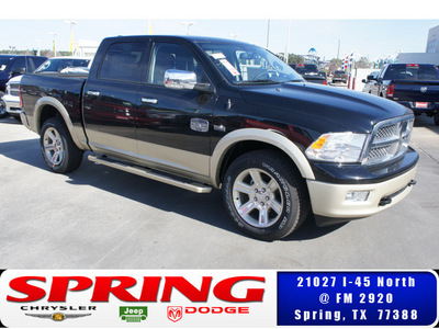 ram ram pickup 1500 2012 black laramie longhorn gasoline 8 cylinders 4 wheel drive automatic 77388