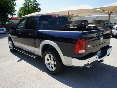 ram ram pickup 1500 2012 blue laramie gasoline 8 cylinders 2 wheel drive 6 speed automatic 76087