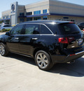 acura mdx 2012 black suv w tech pckg gasoline 6 cylinders all whee drive automatic 76137