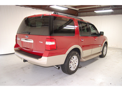 ford expedition 2008 red suv eddie bauer gasoline 8 cylinders 2 wheel drive automatic with overdrive 77630