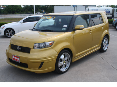 scion xb 2008 gold wagon gasoline 4 cylinders front wheel drive automatic 77388