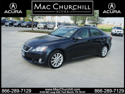 lexus is 250 2009 dk  gray sedan is 250 gasoline 6 cylinders rear wheel drive automatic 76137