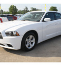dodge charger 2012 white sedan se gasoline 6 cylinders rear wheel drive automatic 77388