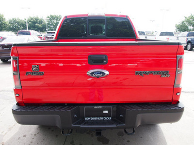 ford f 150 2012 red svt raptor gasoline 8 cylinders 4 wheel drive automatic 76011