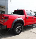 ford f 150 2012 red svt raptor gasoline 8 cylinders 4 wheel drive automatic 76011