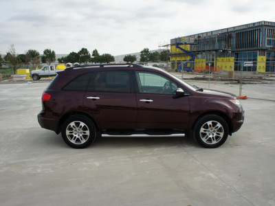 acura mdx 2007 dk  red suv w tech pckg gasoline 6 cylinders all whee drive automatic 76137