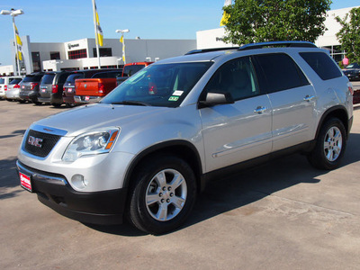 gmc acadia 2009 silver suv sle 1 gasoline 6 cylinders front wheel drive 6 speed automatic 77388