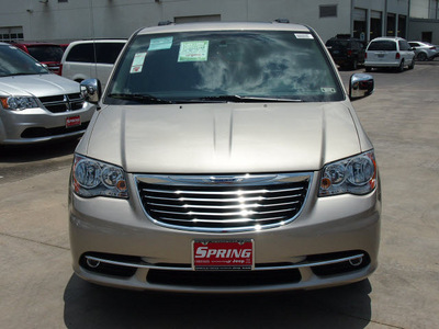 chrysler town and country 2012 beige van touring l flex fuel 6 cylinders front wheel drive automatic 77388