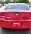 dodge charger 2007 red sedan gasoline 6 cylinders rear wheel drive shiftable automatic 77388